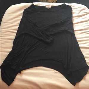 Pink Rose black tunic